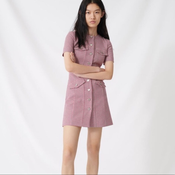 Maje | Dresses | Maje Rida Fuchsia 